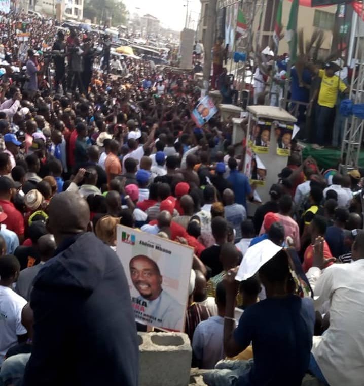 IMO APC CAMPAIGN FLAG-OFF  IMOLITES DEFY OKOROCHA'S IMPUNITY, SHUT DOWN STATE FOR SEN. UZODINMA