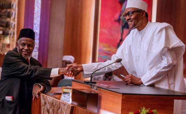 PRESIDENT BUHARI SUSPENDS ONNOGHEN, SWEARS-IN MOHAMMED AS ACTING CJN