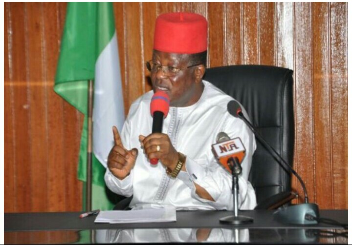 Don't criticise President Buhari, Governor Umahi warns aides