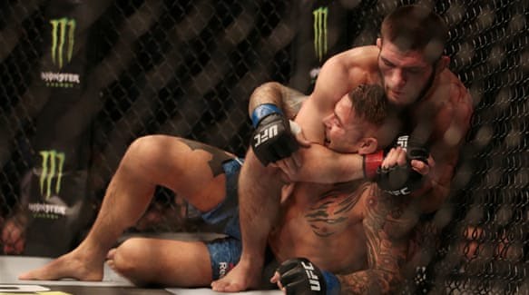 UFC 242: Khabib beats Poirier by submission