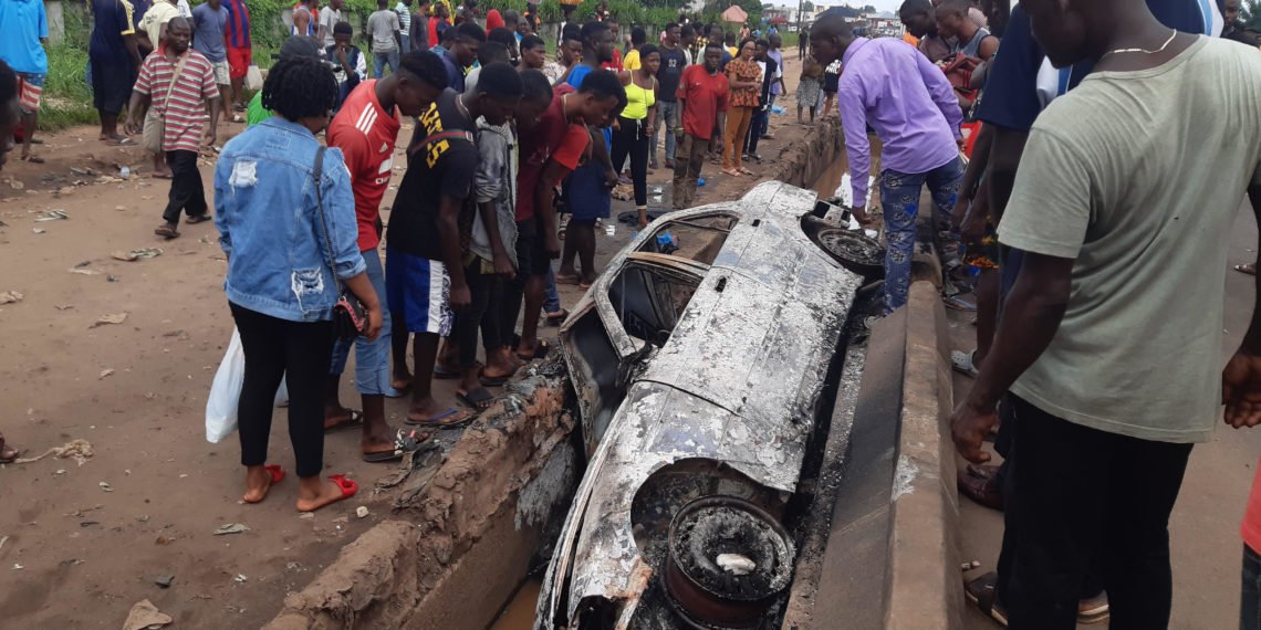 Protest as motorist kills four sisters,