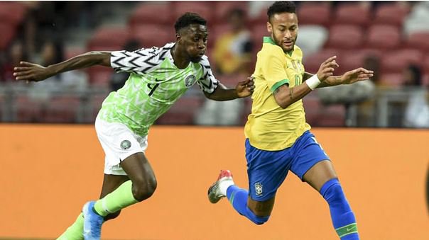 BREAKING: Nigeria holds Brazil to 1 - 1 draw