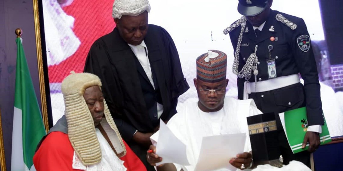 Bello calls for peace, unity to move Kogi forward at inauguration