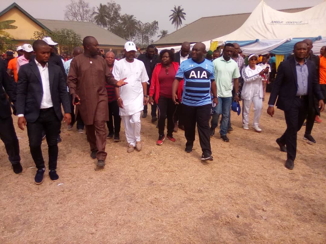 Gov. Ikpeazu kicks off Abia state school sports festival 2020 in Grand style