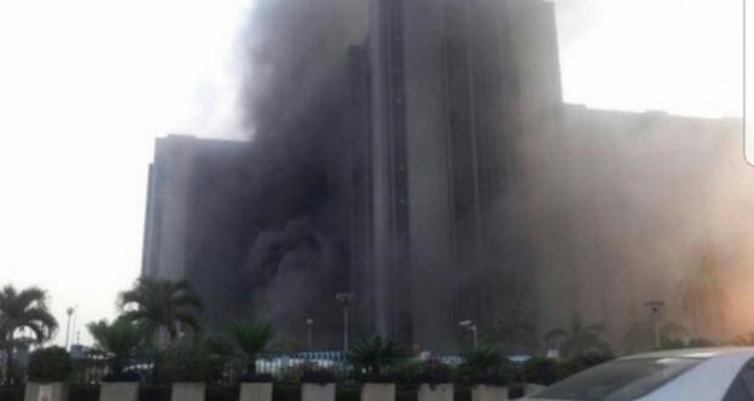 Irate youths set Chinese company on fire