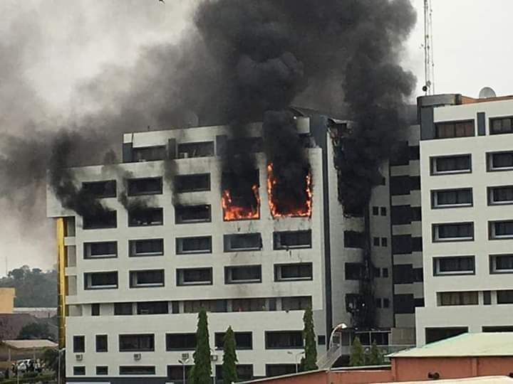 BREAKING: Office of Accountant General on fire