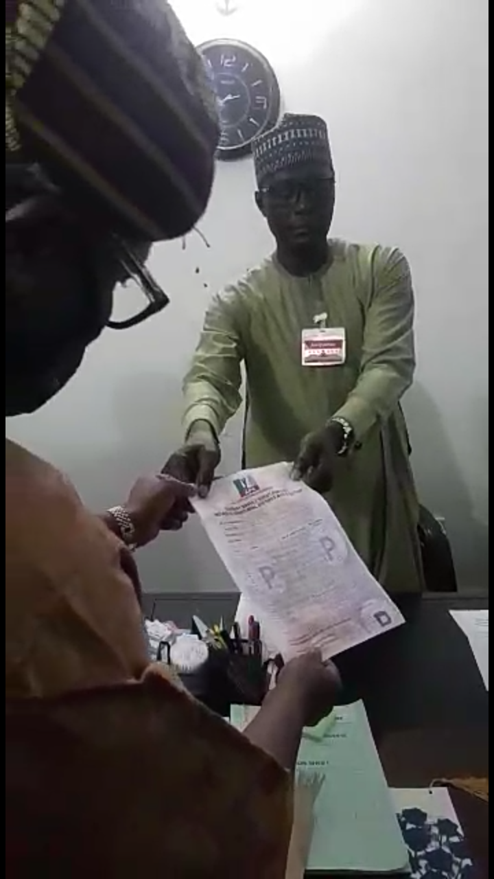 EXCLUSIVE WITH VIDEO: IMO NORTH SEN. BYE-ELECTION: APC Election Panel Chair Submits Results, Reaffirms Ibezim's Victory