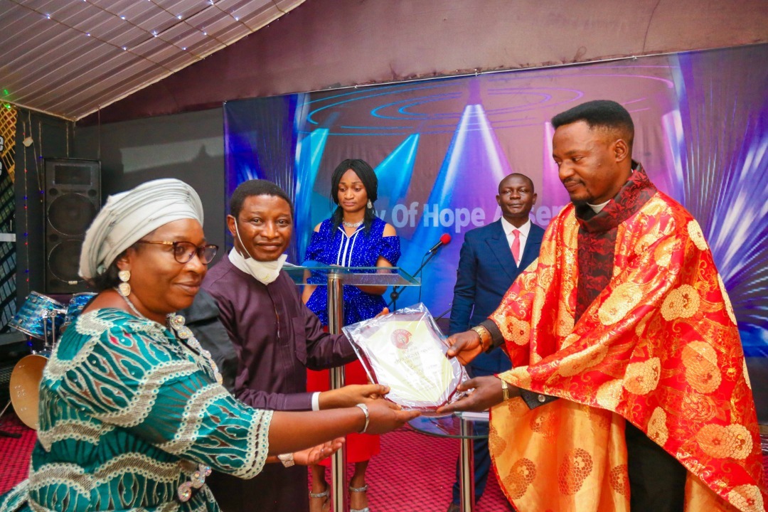 Cleric Honours NCPC  Executive Secretary With Peace Award