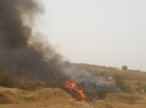 UPDATED: Seven Confirmed Dead As Military Plane Crashes In Abuja
