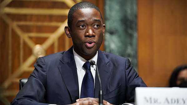 U S Confirms Wally Adeyemo  Deputy Treasury