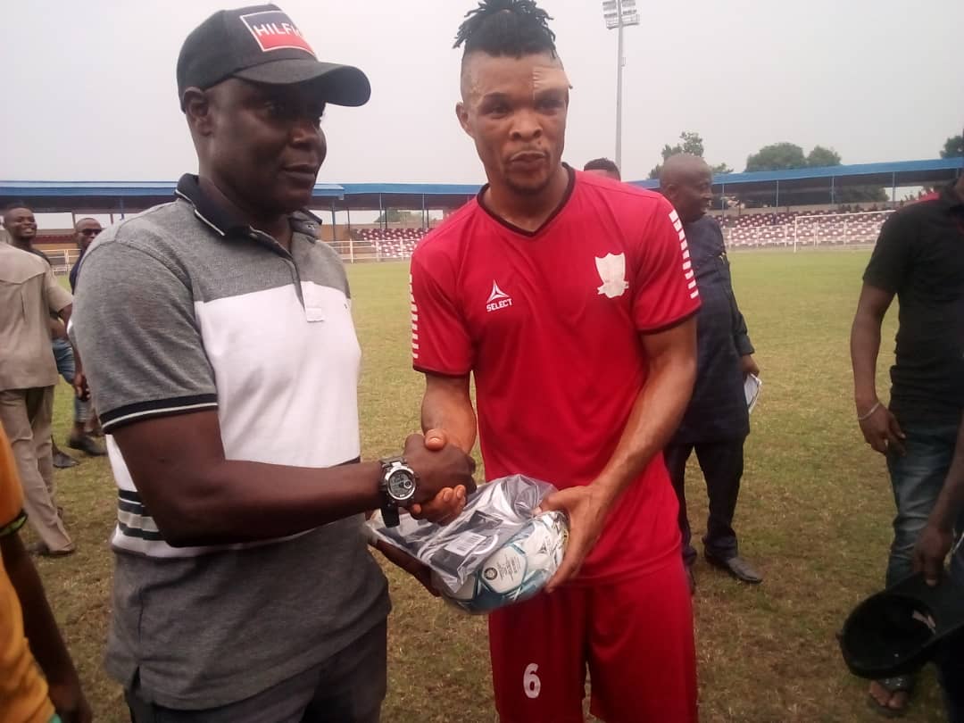 Heartland Fc.vs.Warri Wolves-- Pascal Eze made best player of the match.