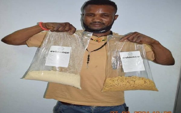 Drug trafficker Apprehended At Airport