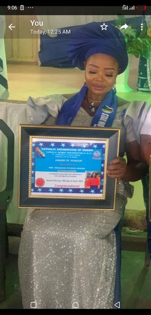Umudagu Agog As Mrs Iheanacho Receives Star Mother Award
