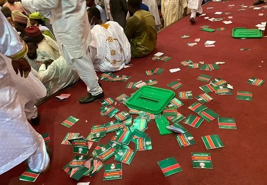 PHOTOS: Suspected Miscreants Disrupt PDP North West Congress