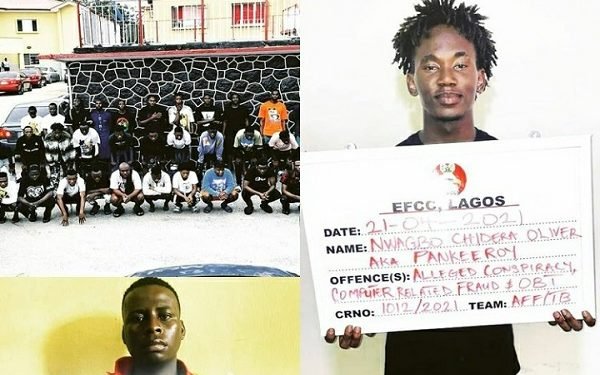 EFCC Apprehends  Pankeeroy, 34 others
