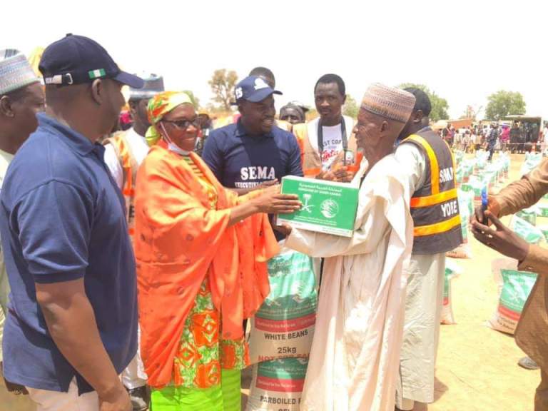 Ramadan :Saudi Arabia Donates Food Baskets To 3,971 IDPs In Yobe