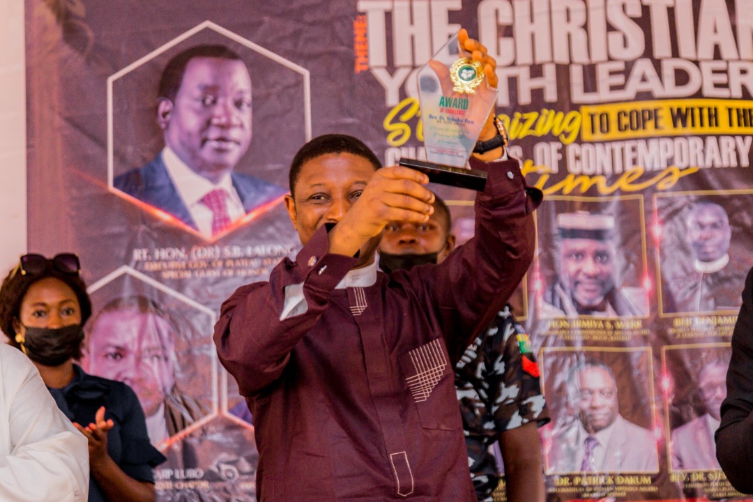 NCPC Boss, Rev. Yakubu Pam Receives 'Excellence' Award On Youth Dev