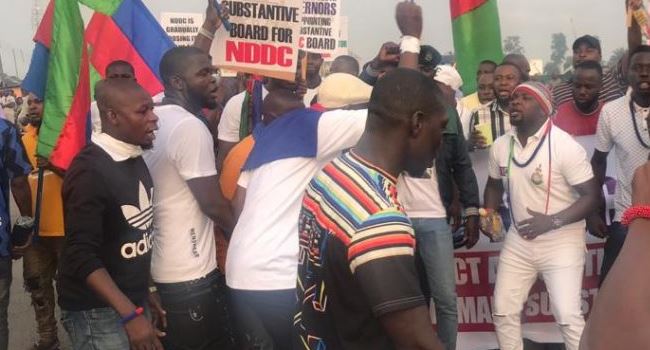 IYC Shuts NDDC Office, Blocks East-West Road