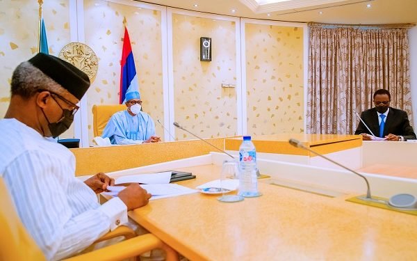 BREAKING: Security Meeting Reconvenes At Presidential Villa