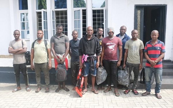Navy Arrests 10 Suspected Vandals, Recover 210,000 Litres of AGO