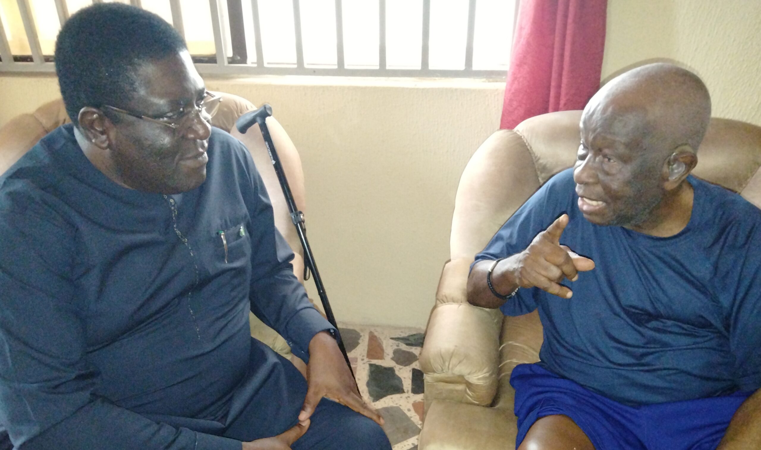 Madumere Visits Dike Family Commiserates with Family Over  Their Mother's Passing