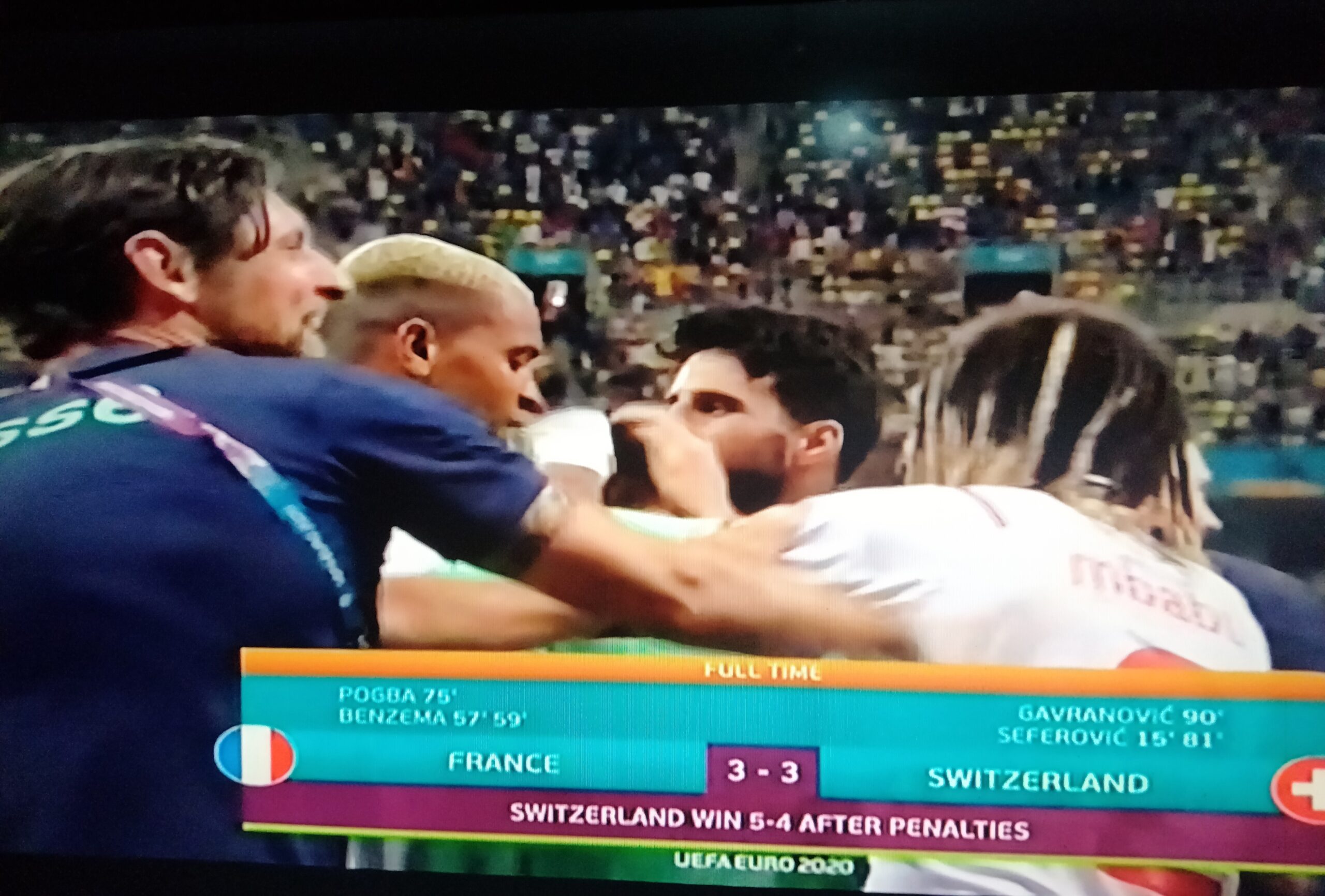EURO2020: Switzerland Sends France's Les Blues Home 5-4 On Penalties