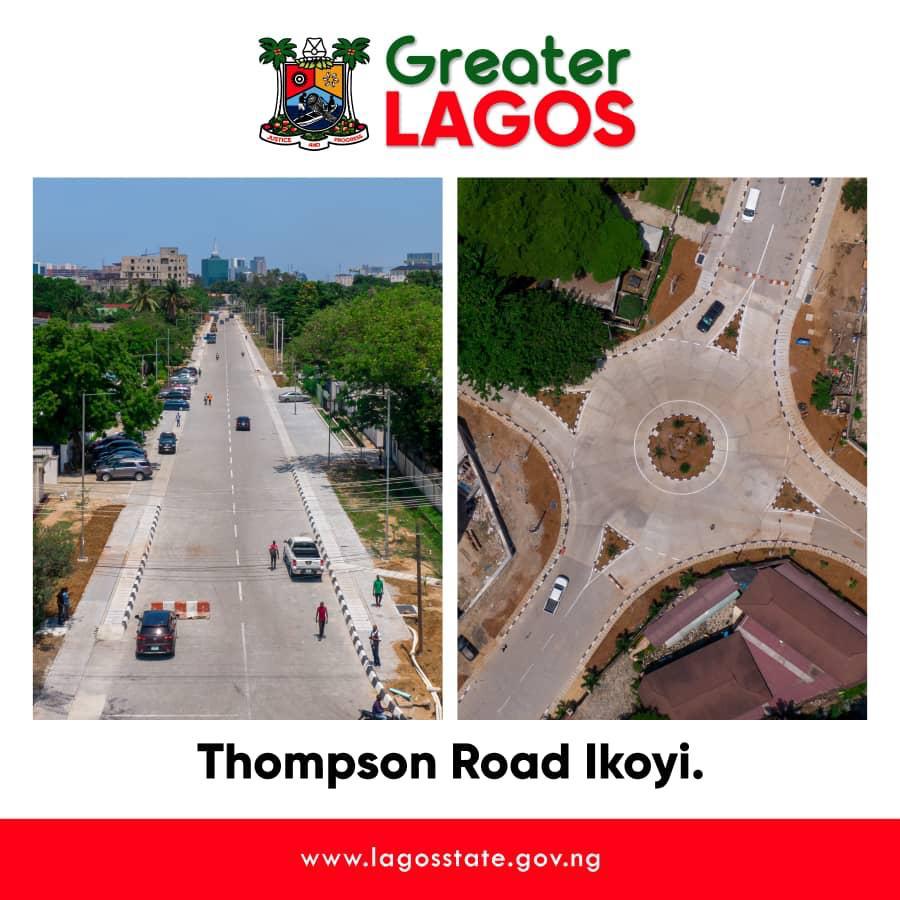 Sanwo-Olu Commissions Rehabilitated Road Network In Ikoyi-Obalende LCDA
