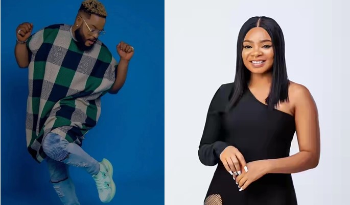 #BBNaija: Excitement Among Fans As WhiteMoney Shares First Kiss With Queen
