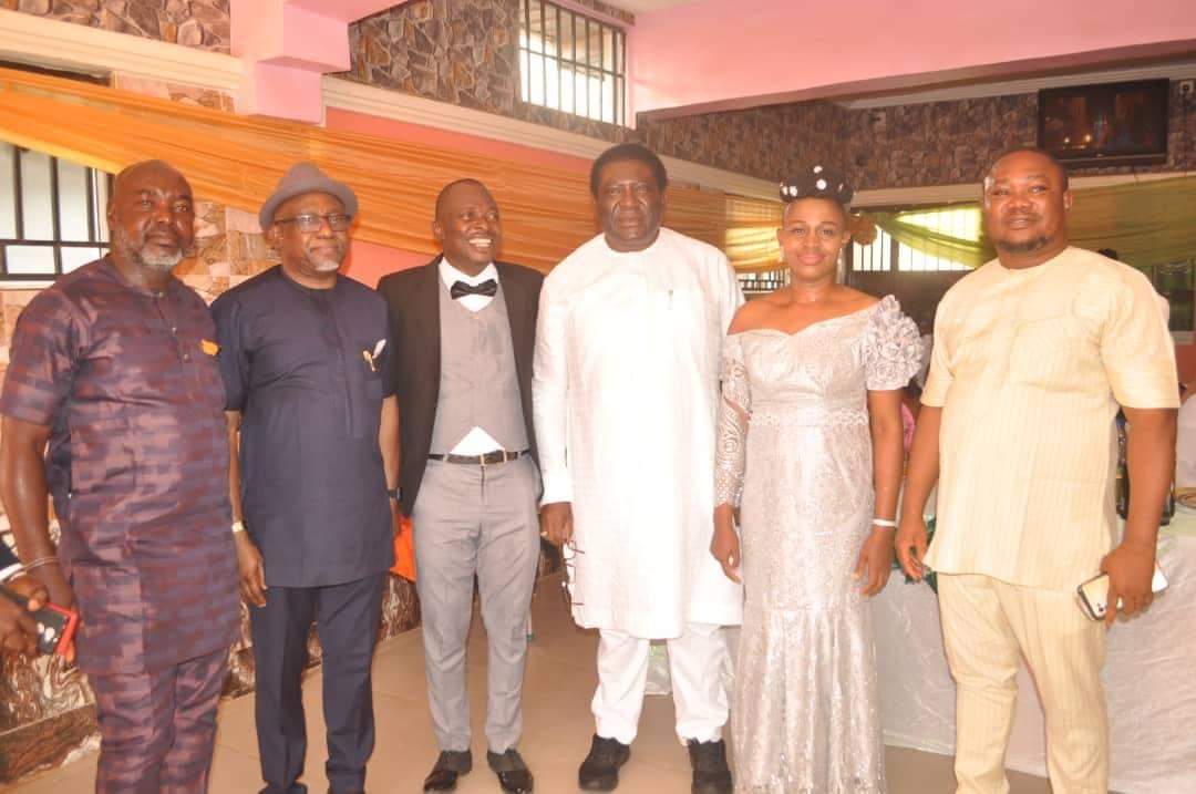 Former Deputy Madumere Celebrates Loyalist, Destiny & Wife At Their Wedding