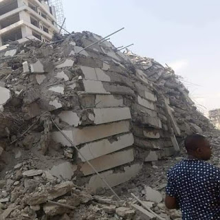 BREAKING: 21-storey Building Collapses In Lagos, Scores Trapped In Rubbles