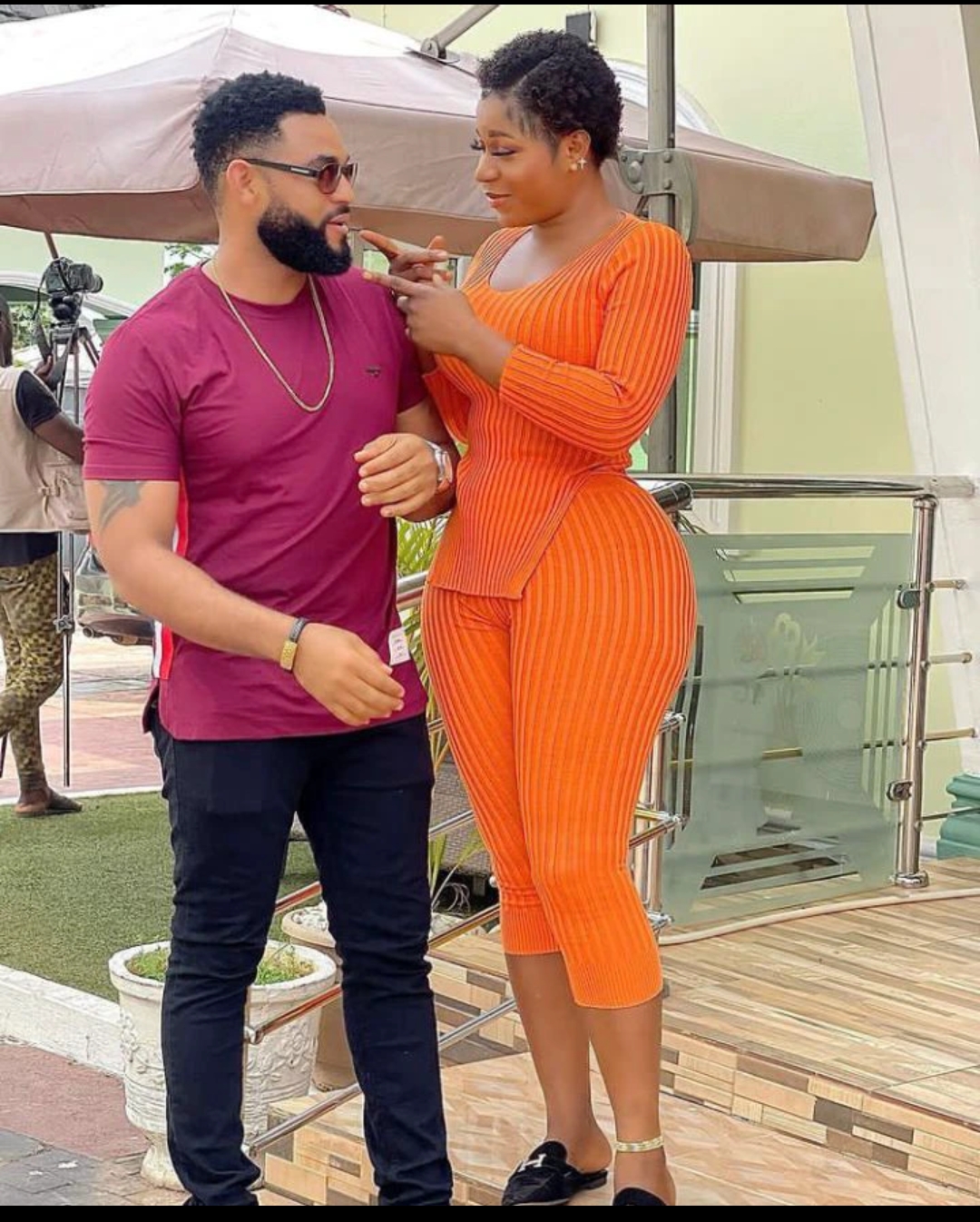 Uche Elendu, Eve Esin, Others Reacts As Destiny Etiko Shares Loved Up Photos With Stephen Odimgbe
