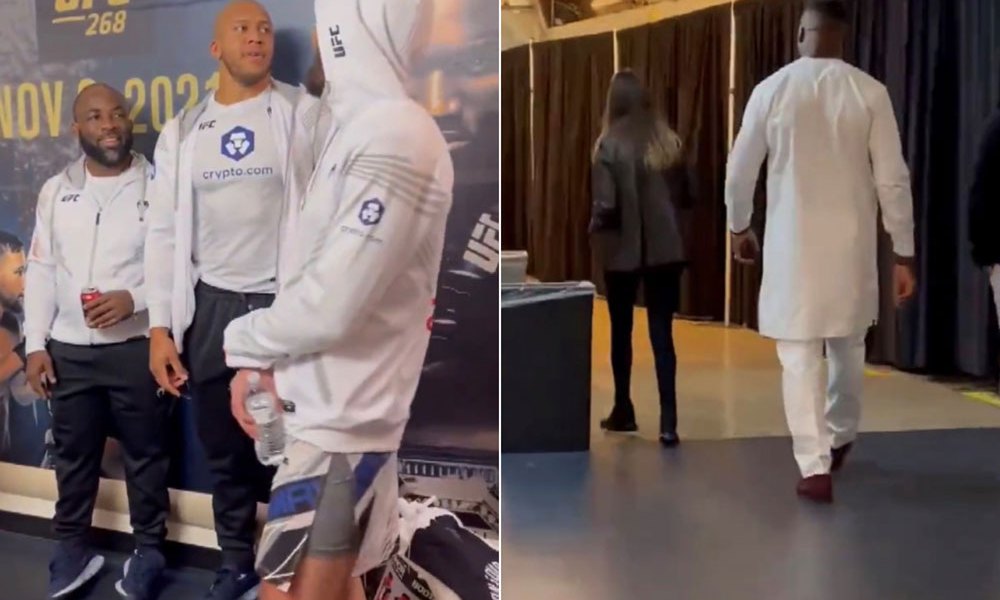 UFC Heavyweight Champion, Francis Ngannou Admits He Avoided Someone In Viral Backstage Video – But It Wasn't Ciryl Gane- MMA Junkie