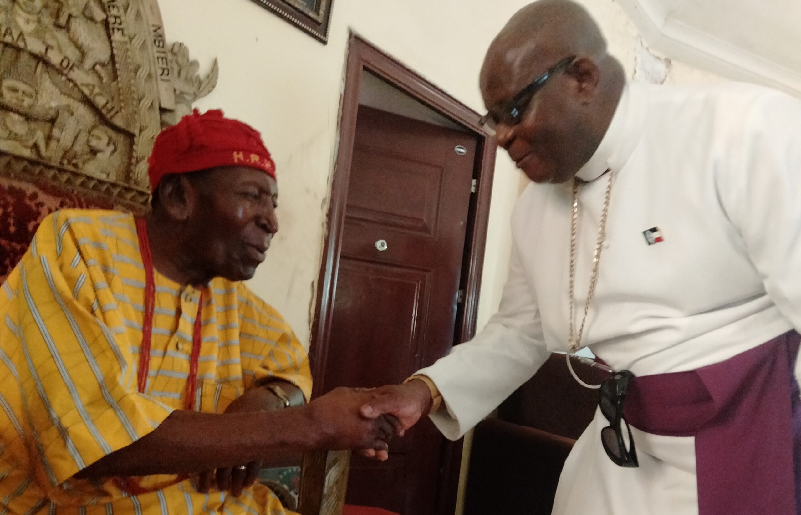 Bishop Otti Tasks Fed. Govt. On Security Challenges In The Country, Visits Former Deputy Gov's