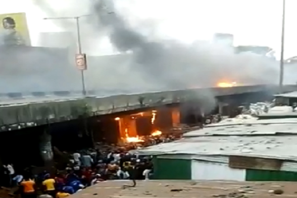 Apongbon Fire: NEMA Announces Alternative Routes For Motorists