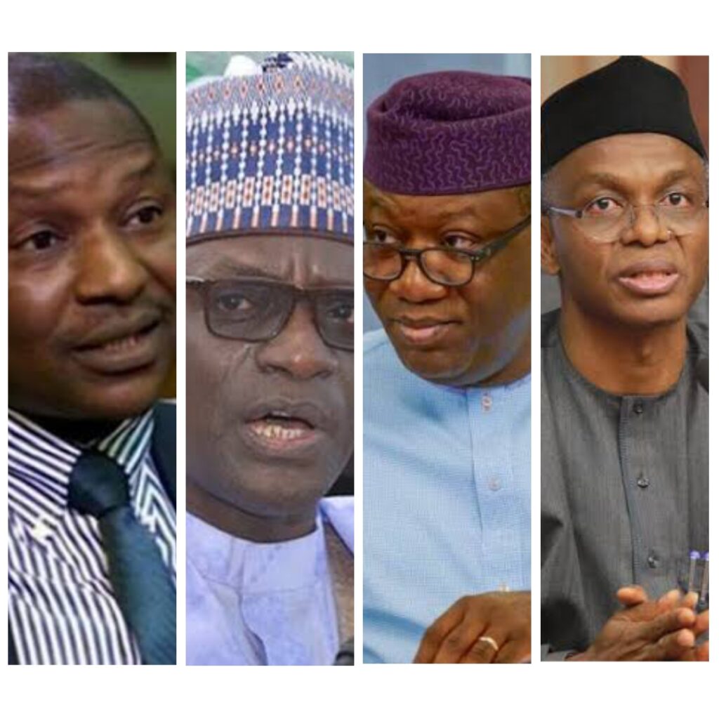 El-Rufai, Fayemi, Malami Expose Buni, His Plot To Scuttle APC Convention, Succeed Self