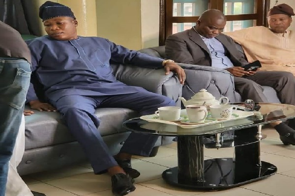 Sunday Igboho Meets His Lawyers In Benin Republic