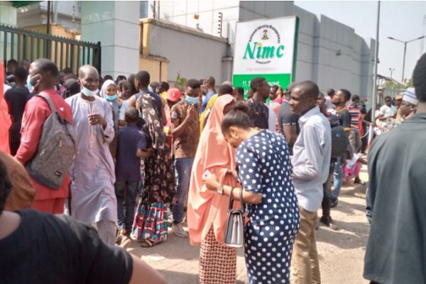NIN-SIM Linkage: Angry Subscribers Storm Enrolment Centres