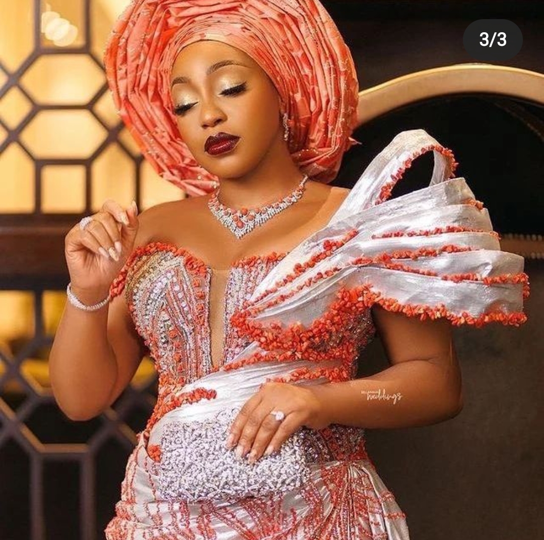 That "Stylish Rita Dominic's" Wedding Of Glitz & Glamour ( COLOURFUL PHOTOS & VIDEO)