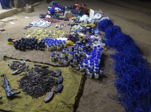 BREAKING: Police Intercept Vehicle Loaded With Bomb-Making Materials, Sophisticated Weapons in Kano