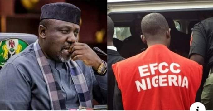 EFCC Finally Arrested Rochas Okorocha, Whisked Him Away (VIDEO)
