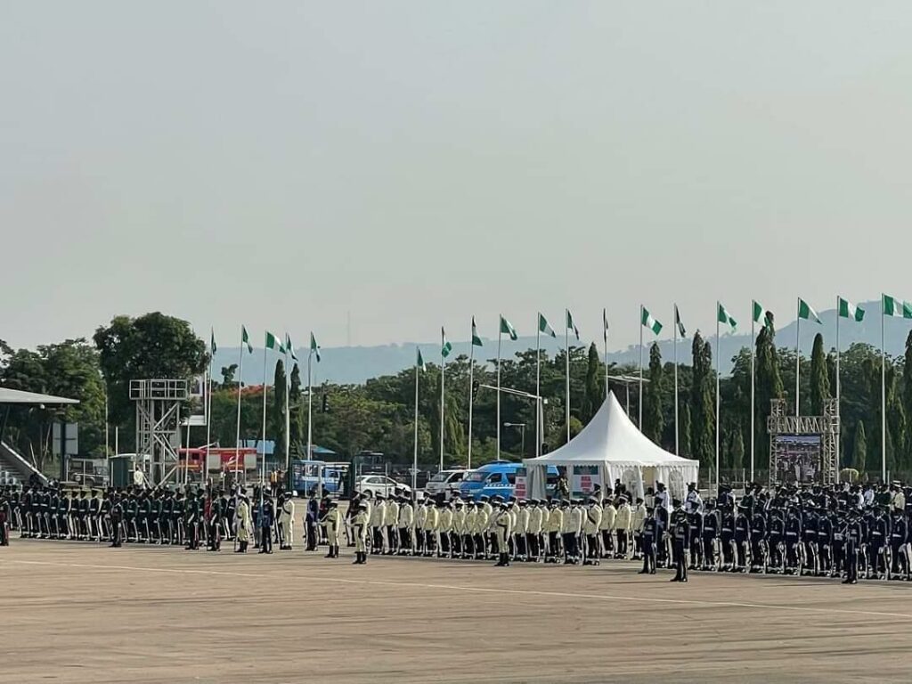 Democracy Day Drama: Three Military Officers Faint At Eagle Square Parade
