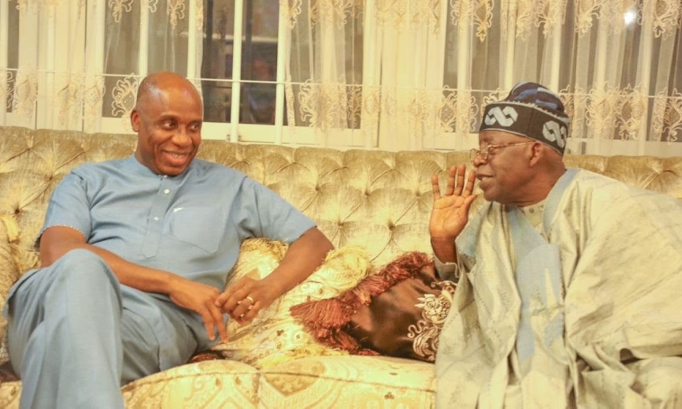 Aftermath Of APC Primary: Tinubu Pays Amaechi, Bello, Akpabio Visit