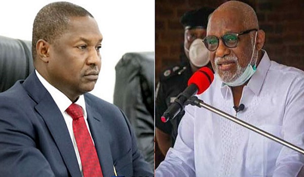 Akeredolu, Malami Spar Over Restructuring