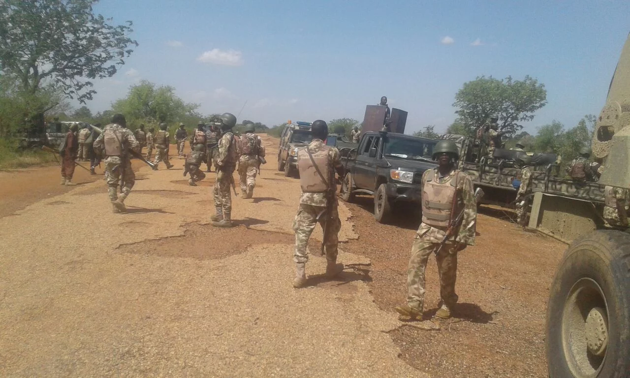 The Nigeria Military Neutralizes Scores Of ISWAP Terrorists Blocking Maiduguri-Damaturu Road