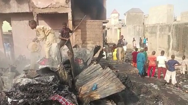 Fire Razes 80 Shops In Kano Market