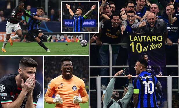 Inter Milan Sinks AC Milan 1-0 (3-0 agg) In Euro Champions League
