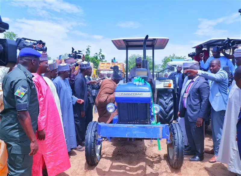 Zulum Releases 312 Tractors To 312 Wards, Launches Subsidized Fertilizer
