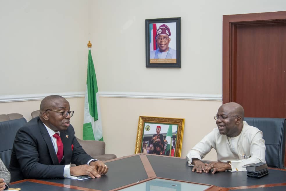 Zenith Managing Director, Onyeagwu, Visits Abia Gov, Gov Otti