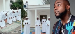 JUST IN: Davido's Life In Danger As Irate Muslim Youths Stage Protest Against Him, Burn His Image In Maiduguri Over Controversial Video