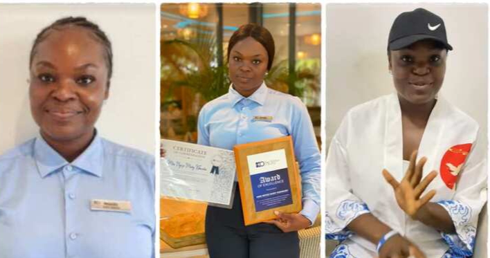 Eko Hotel Staff Ngozi Who returned Guest's $70k Now Brand Ambassador After $10k Gift From Davido (VIDEO)